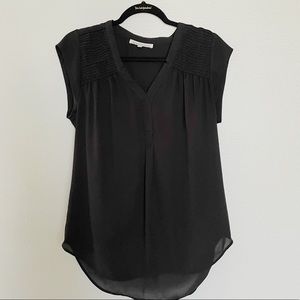 Black flowy blouse